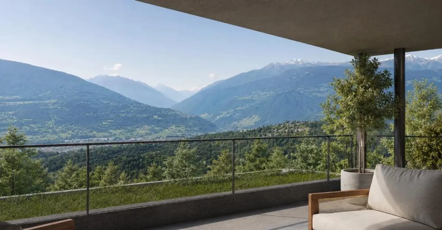Savièse? New 2.5 room apartment with large terrace and green space - Photo 2 of 10
