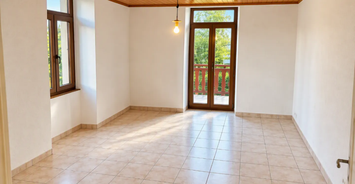 Aufenthalt, ausgestattete Küche, 2 Schlafzimmer, Badezimmer, WC, Park inklusive, ruhige Nachbarschaft, keine Haustiere - Foto 2 von 5