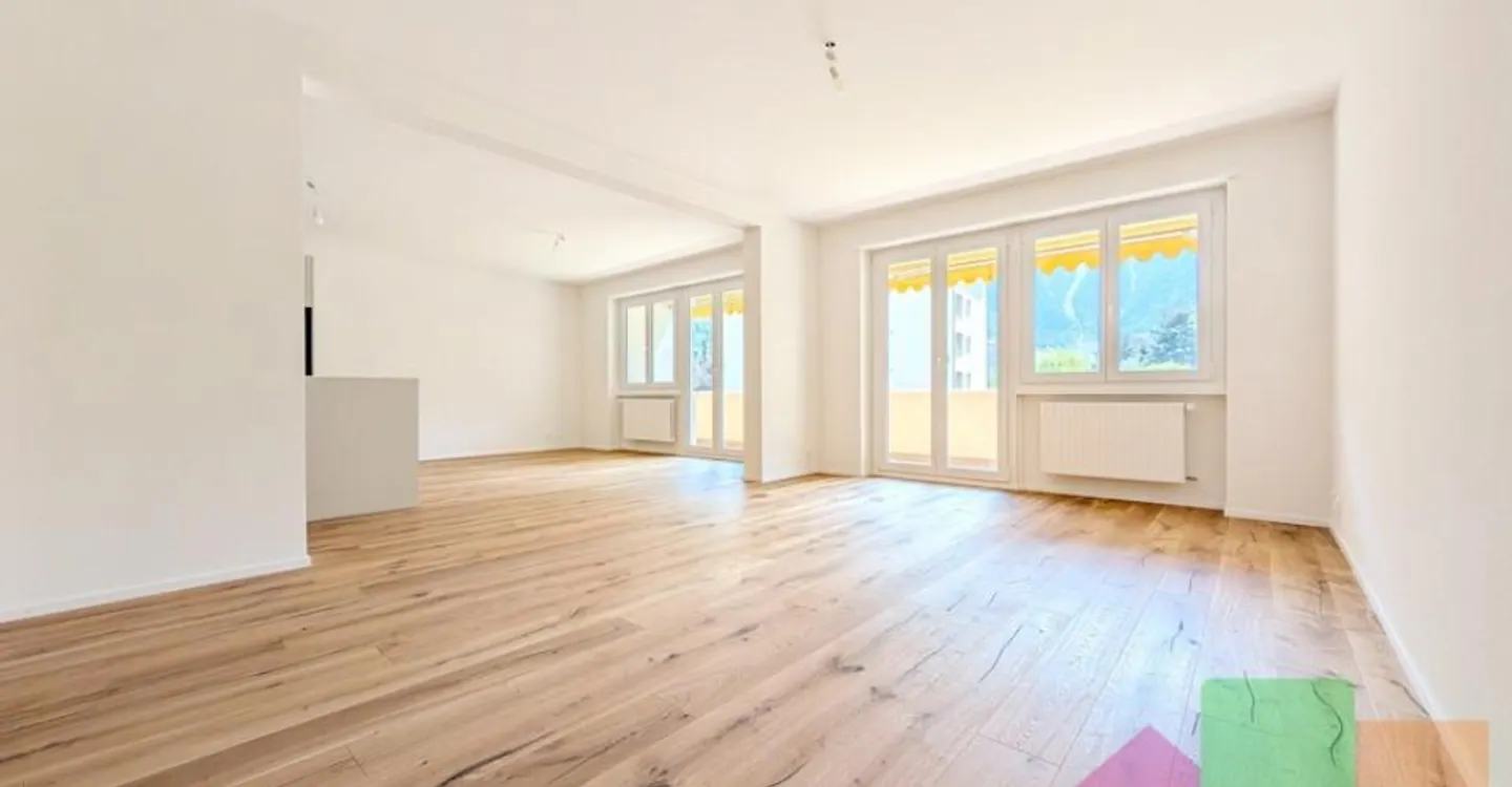 Beliebtes Fusion-Viertel - Neu renoviert - Großes Familienapartment in Martigny - Foto 4 von 13