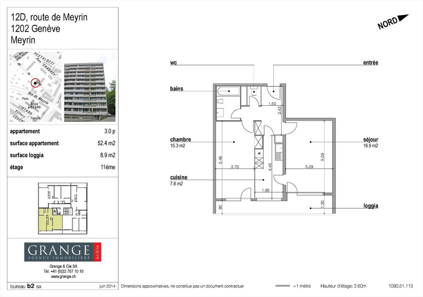 3-room apartment - Photo 1 of 2