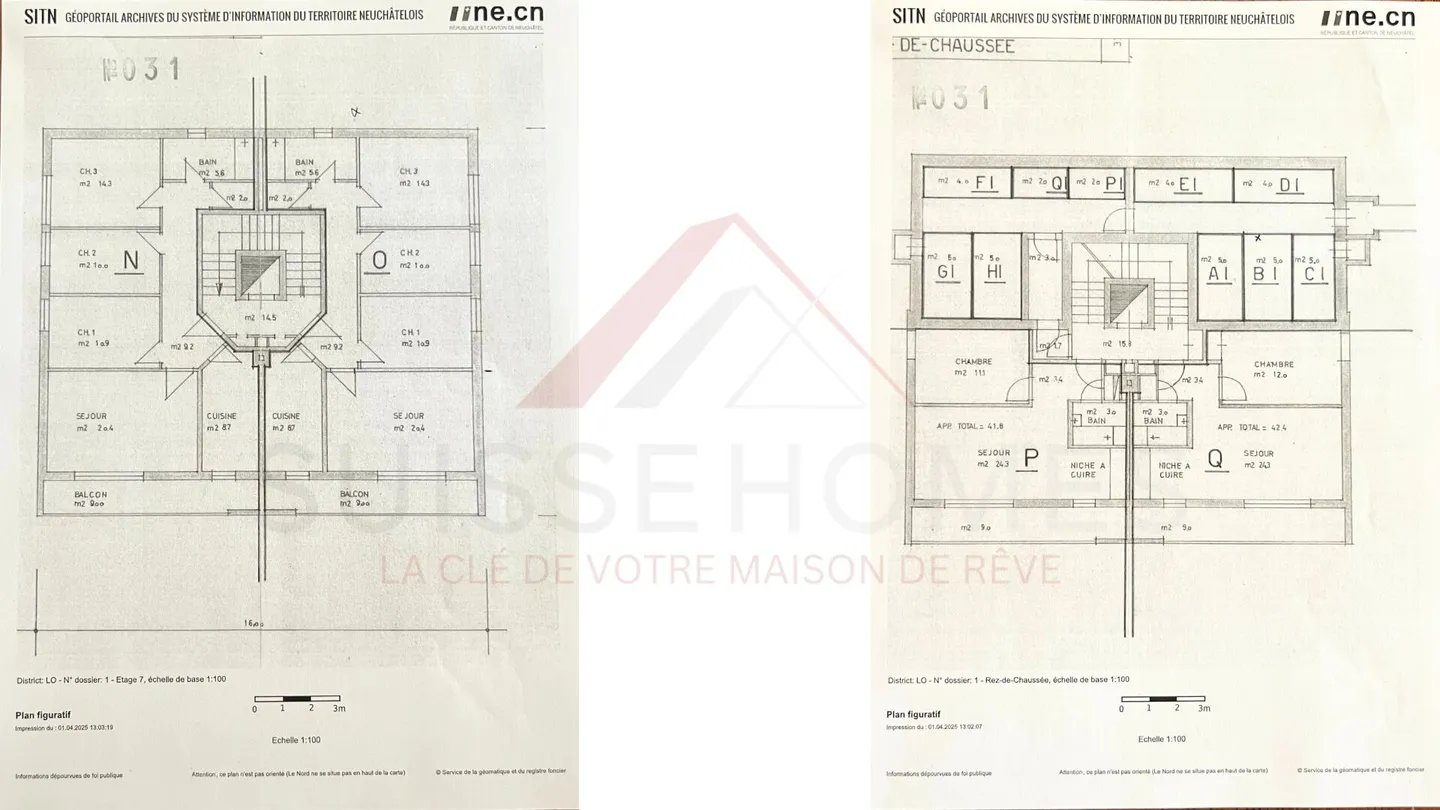Raro a Le Locle: Ampio appartamento di 3,5 locali con 91 m² e loggia chiusa con vista panoramica - Foto 12 di 12