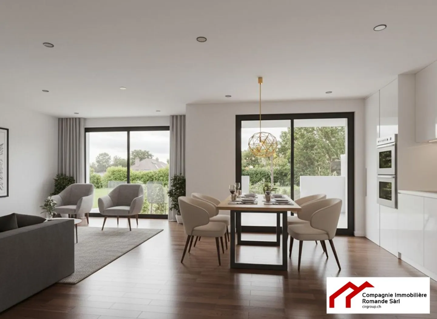 Bel appartement au 2ème étage d'un bâtiment contemporain aux lignes épurées ! - Photo 4 sur 7