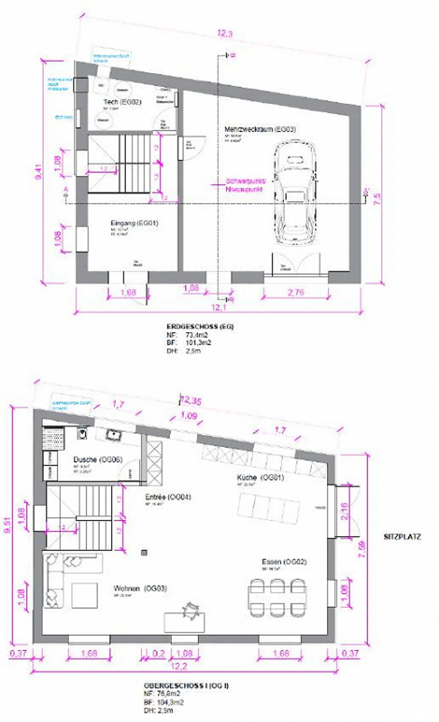 Einfamilienhaus/Zweifamilienhaus - Neubauprojekt in Siblingen (SH) - Foto 8 von 10