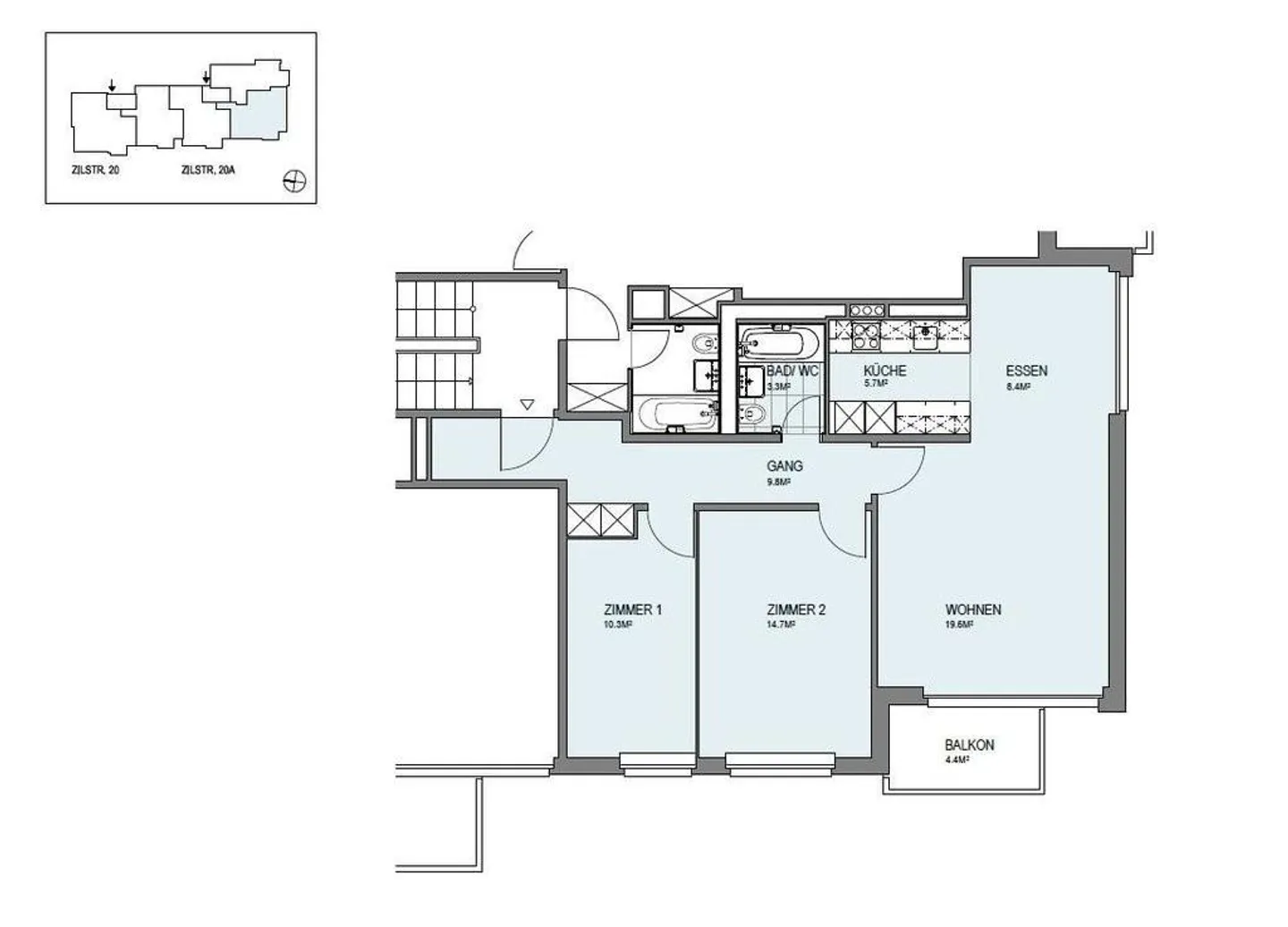 Charmante Wohnung in Ruhiger Lage - Foto 6 von 6
