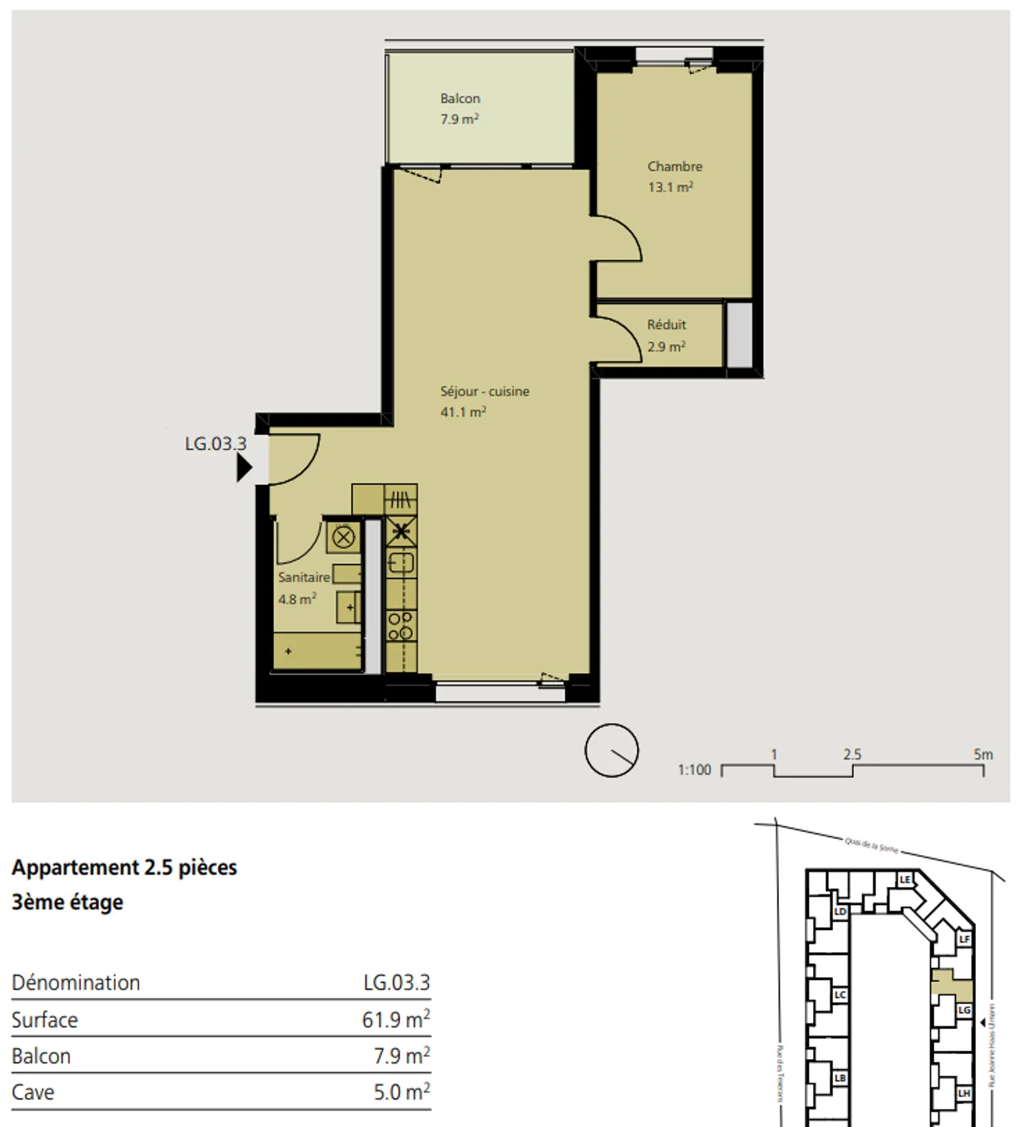 Appartamento di 2.5 locali in affitto a Delémont - Foto 2 di 7