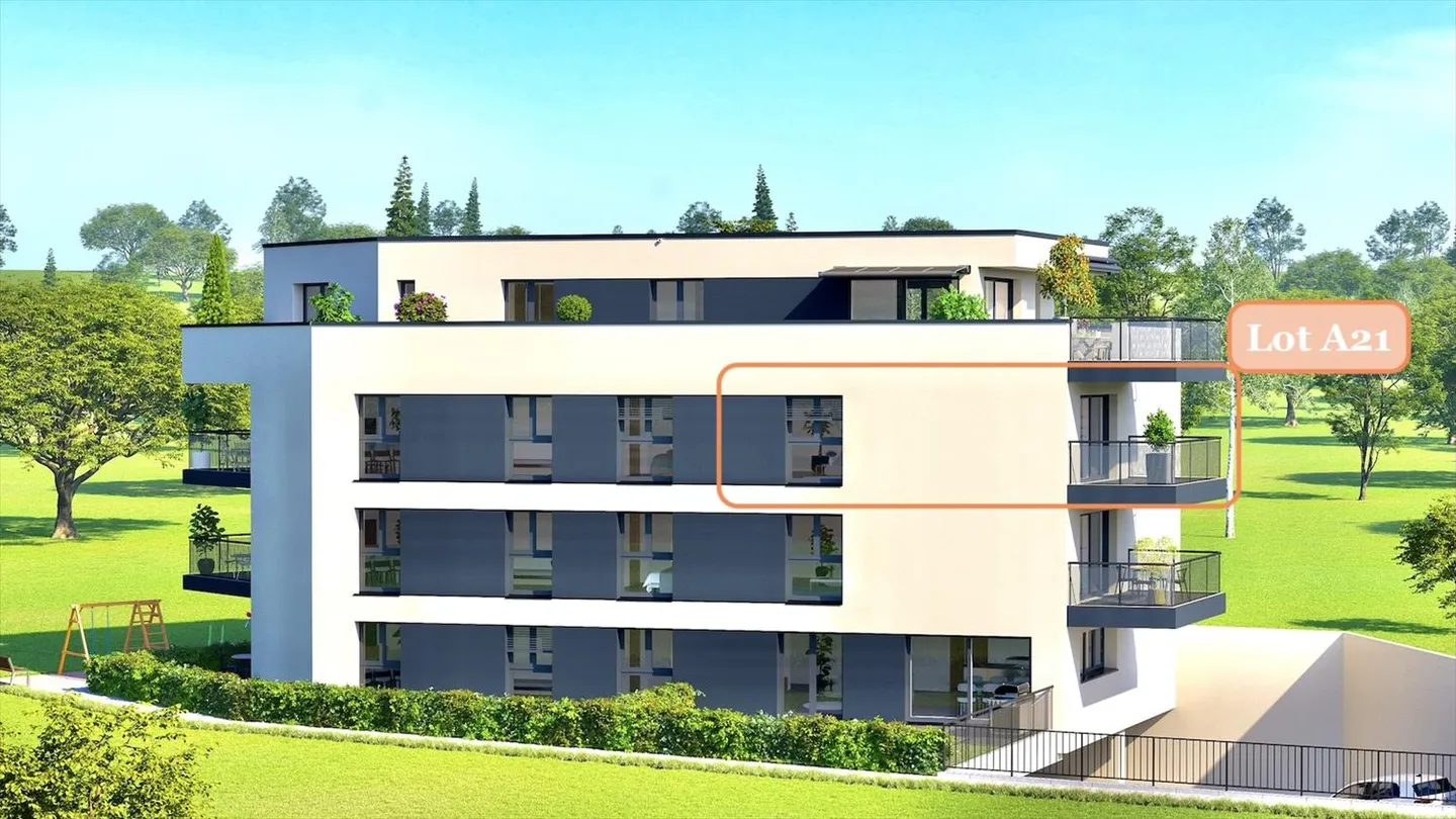 Prächtige 4,5-Zimmer-Wohnung mit 2 Parkplätzen in Attalens (A21) - Photo 1 of 15