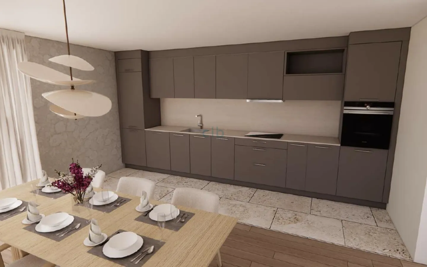 Charmante Neubauwohnung in Russin - Foto 3 von 3