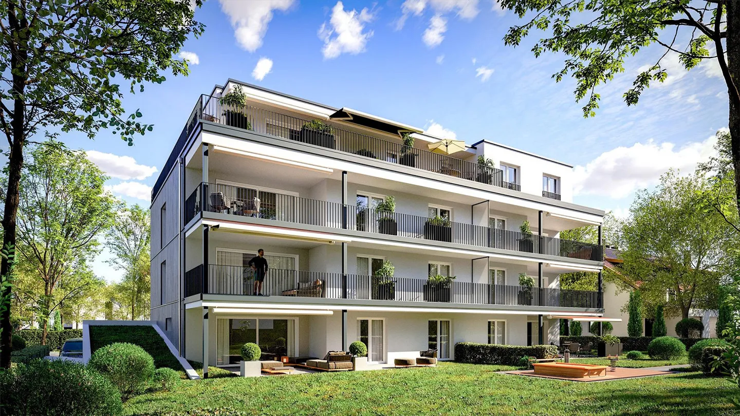 Appartement familial de 4,5 pièces ensoleillé dans un emplacement central - Photo 1 sur 6