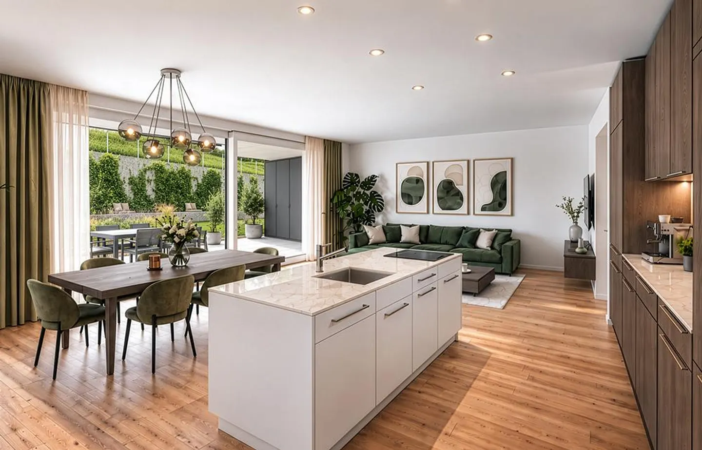 Plan now: 3.5-room dream apartment with 100 m² and beautiful... - Photo 1 of 8