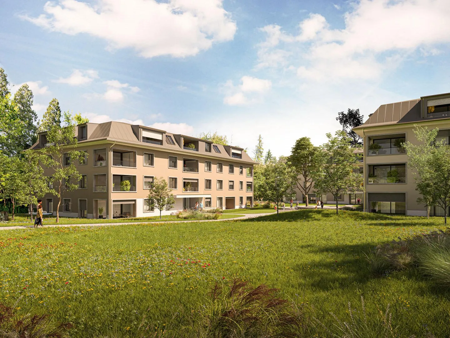 Modernes Apartment im ruhigen Park - Foto 1 von 5