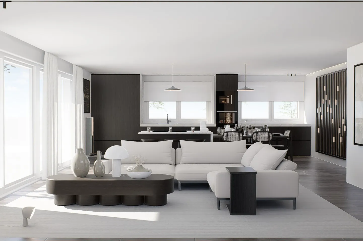 Belle situation, magnifique appartement de 3 1/2 pièces avec terrasse et jardin. - Photo 4 sur 10