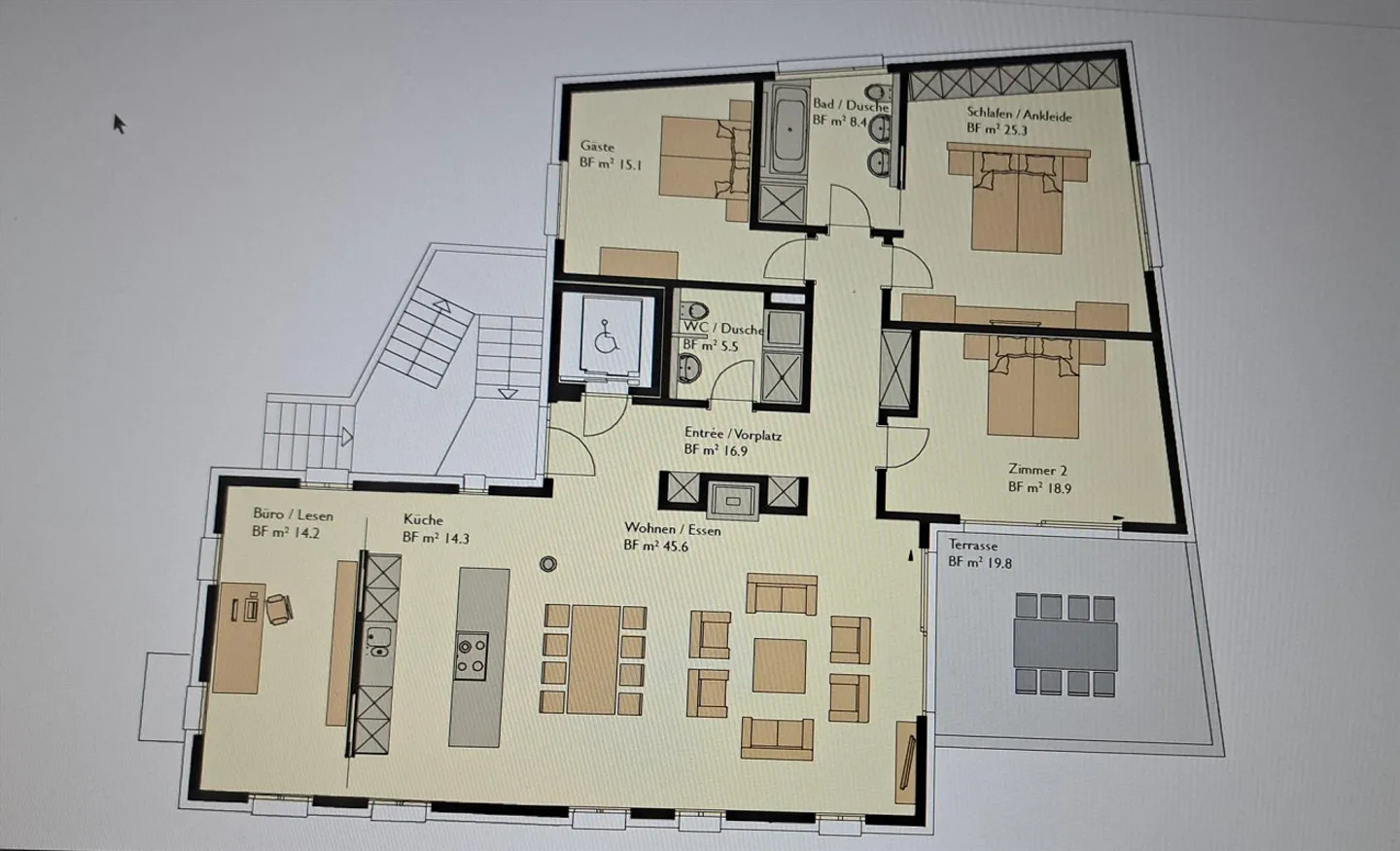 Appartement sous les toits ensoleillé avec de hauts plafonds - Photo 13 sur 13