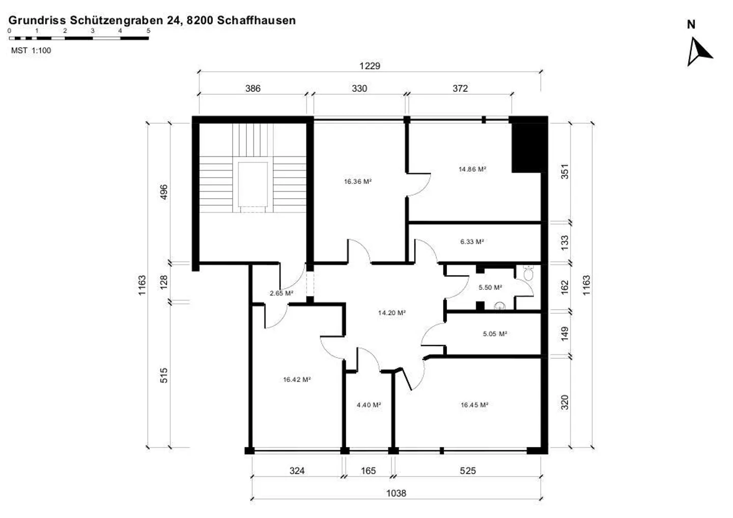 Grosszügiges Büro an zentraler Lage in Schaffhausen - Foto 2 von 3