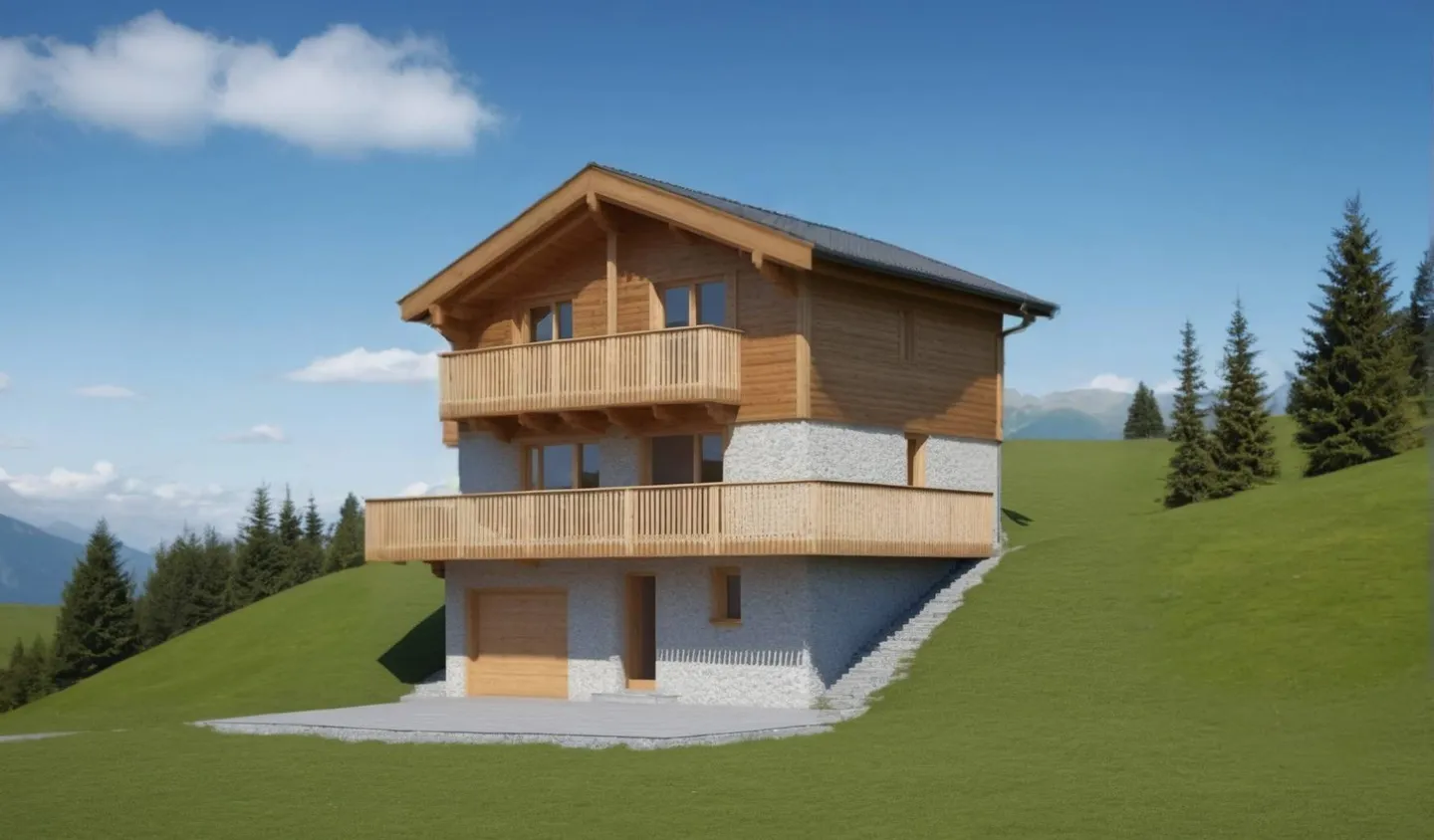 Chalet zu bauen in Giettes - Foto 4 von 4