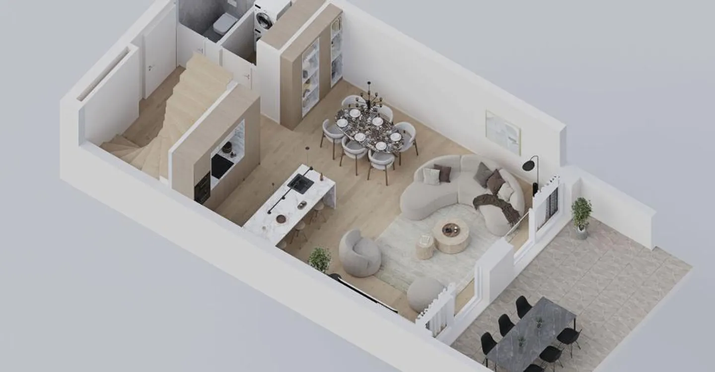 Neues 3,5-Zimmer-Duplex im Zentrum von Sierre – geräumig und urban - Foto 6 von 9