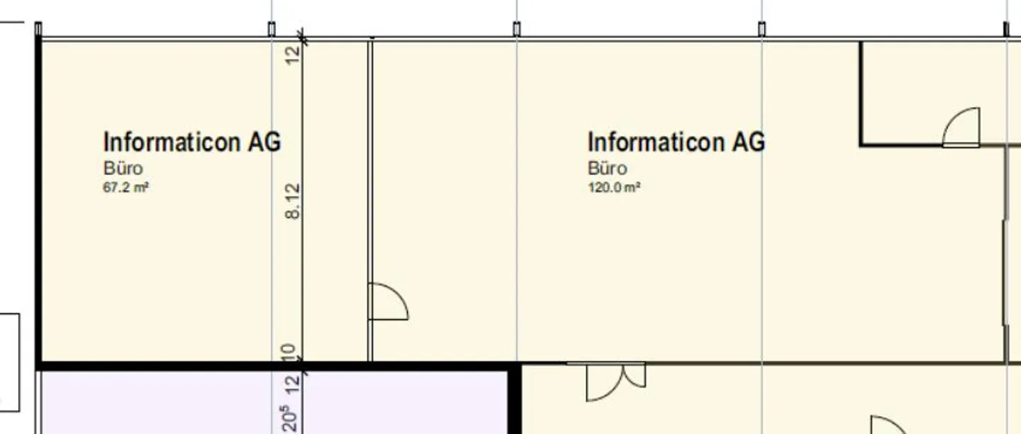 Ufficio separato in ufficio condiviso - Foto 7 di 7