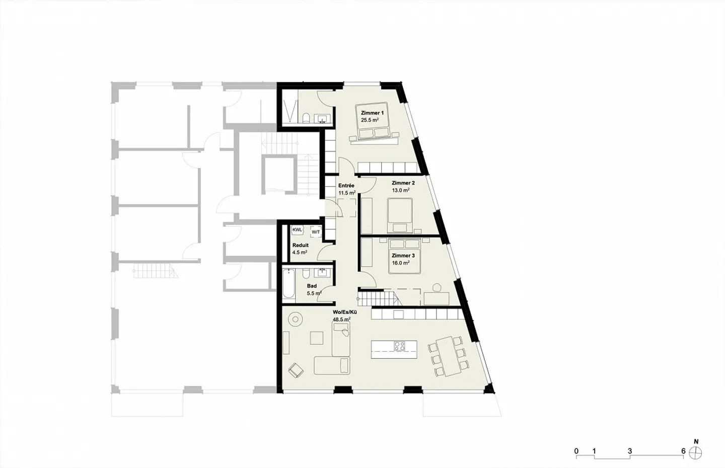 Neue Attikawohnung mit Terrasse - Foto 8 von 12