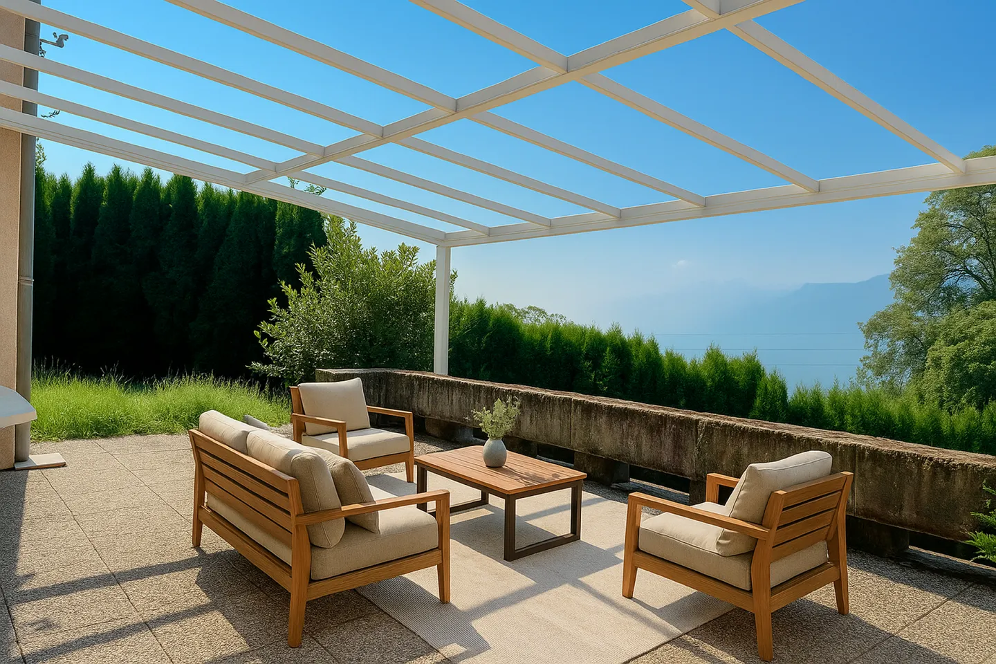Casa unifamiliare con 5,5 stanze + studio con vista sul lago e le Dents-du-Midi - Foto 4 di 33