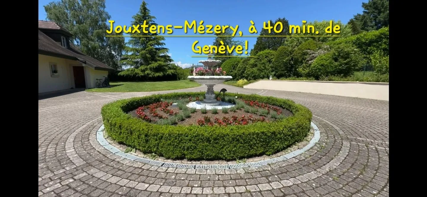 40 min. from Geneva. In a prestigious place Master house for sale above Lausanne - Photo 1 of 6