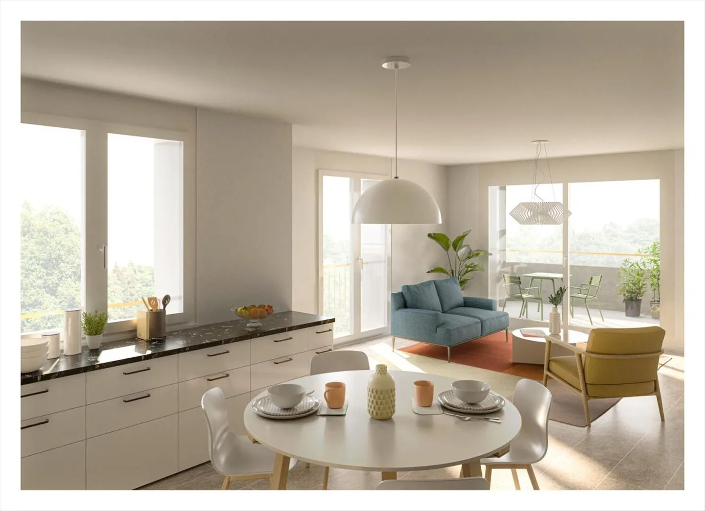 Prairie 2 - Appartement 4.5 pièces au rez-de-chaussée - Photo 1 sur 4