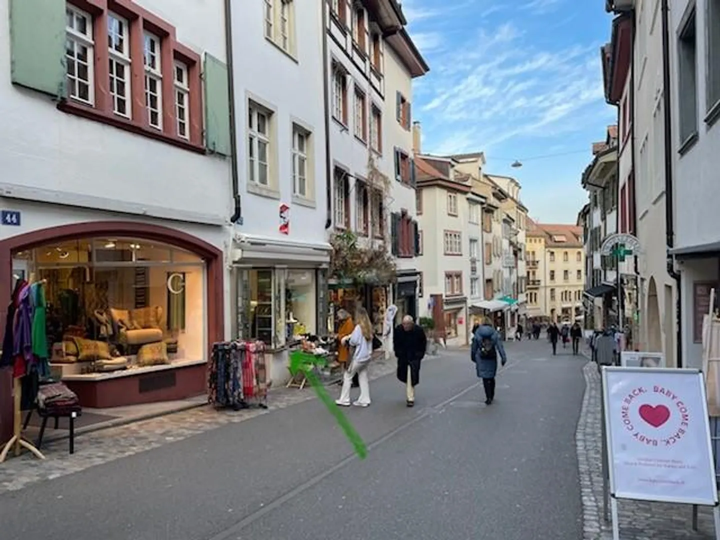 Attraktive Ladenfläche an Toplage in Basels Altstadt am Spalenberg - Foto 3 von 5