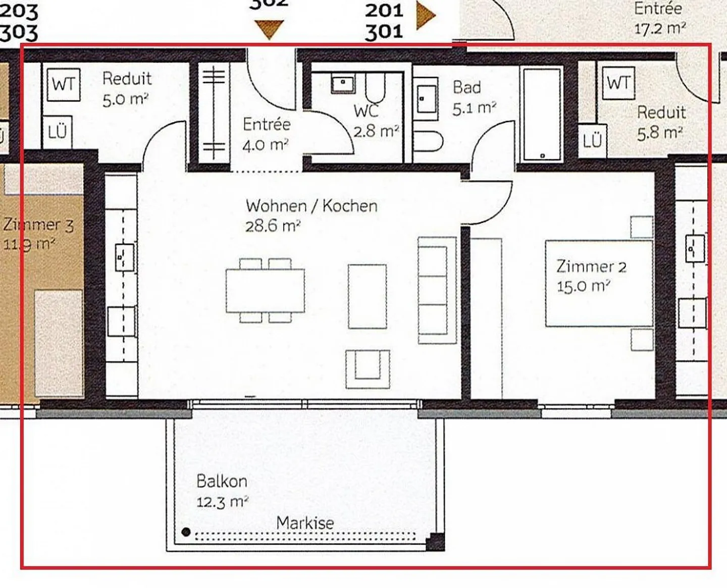 Modernes Apartment in Geelig - Foto 9 von 9