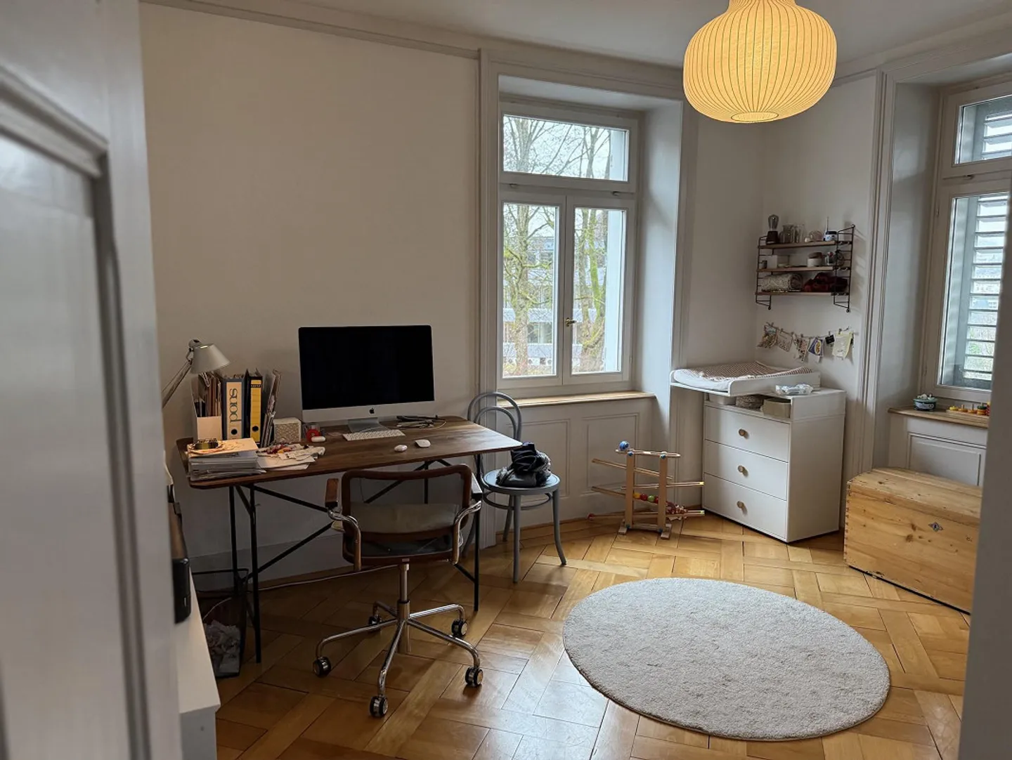 Appartamento di 4,5 stanze in un vecchio edificio con balcone e bella vista a Musegg - Foto 10 di 11