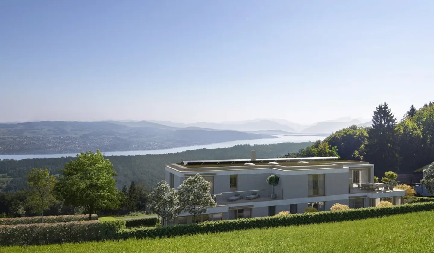 Exclusive 2.5-room apartment with panoramic views of Lake Zurich, Alps - Photo 4 of 8