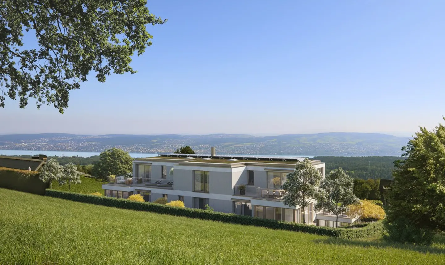 Exclusive 2.5-room apartment with panoramic views of Lake Zurich, Alps - Photo 1 of 8