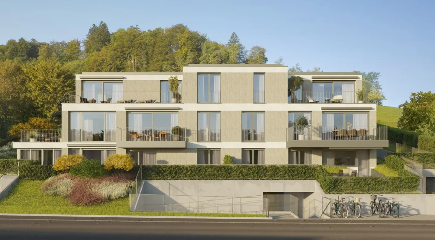 Exclusive 2.5-room apartment with panoramic views of Lake Zurich, Alps - Photo 7 of 8
