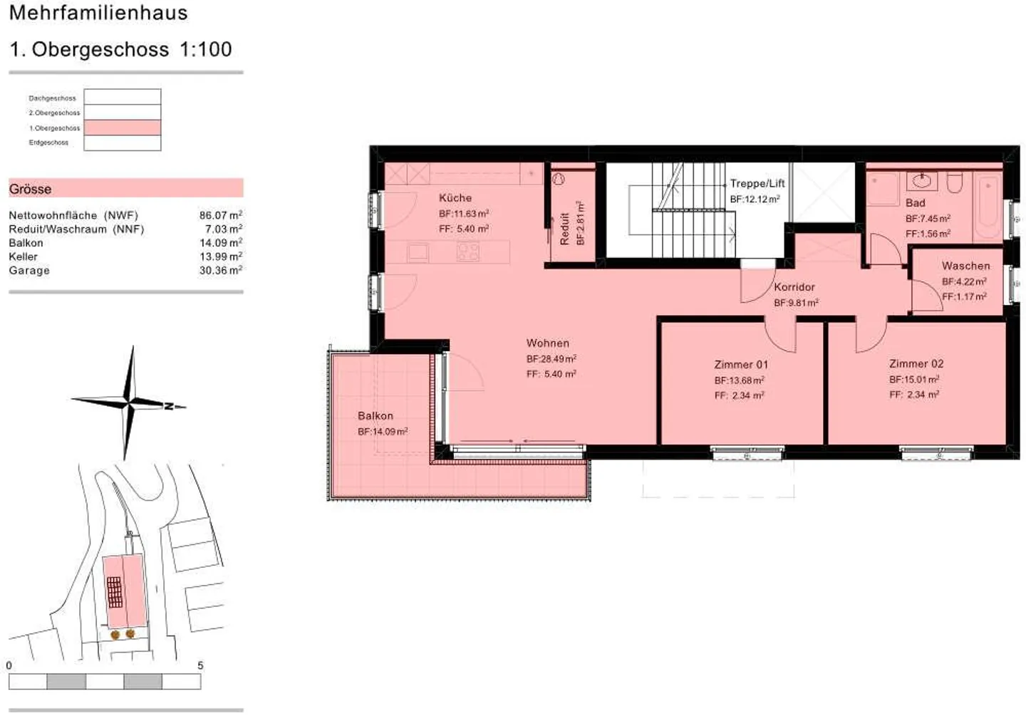 Moderne 3.5-Zimmer Wohnung Erstwohnsitz - Foto 6 von 12