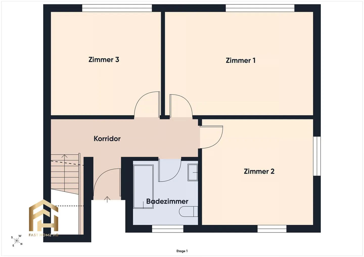 Appartement duplex 4,5 pièces (résidence principale) avec jardin privé - Photo 12 sur 13
