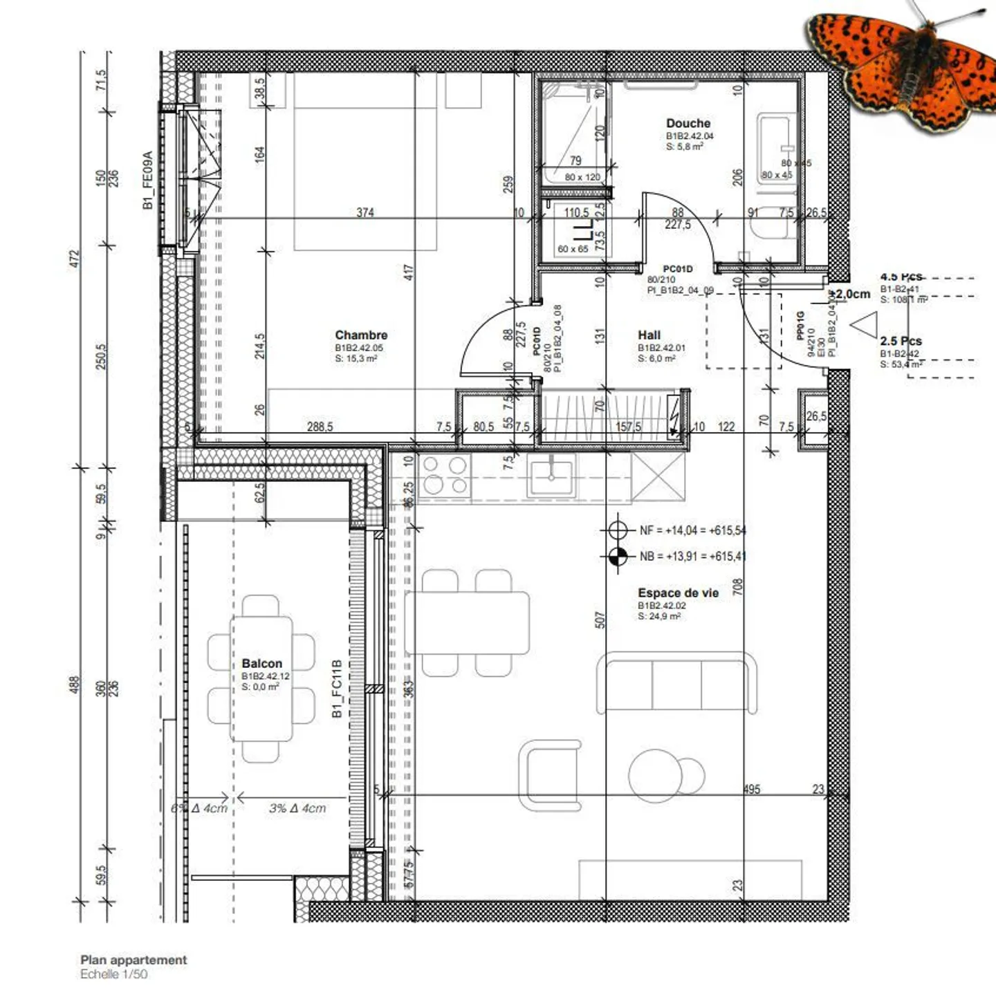 Charmant appartement 2½ pièces - Photo 7 sur 12