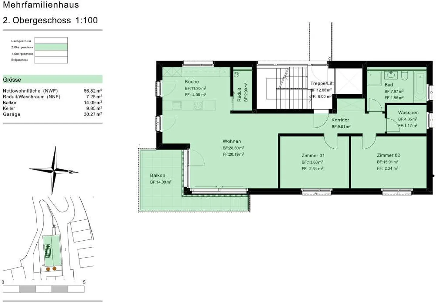 Moderne 3.5-Zimmer Wohnung Erstwohnsitz - Foto 6 von 12