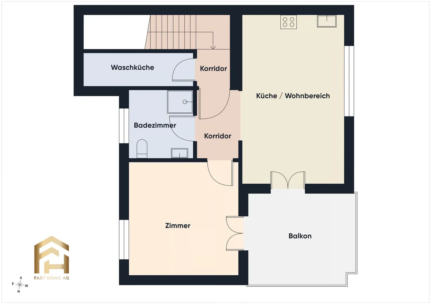 2.5-Zimmerwohnung (Erstwohnsitz) mit Sicht auf den Lago Maggiore - Photo 8 sur 13