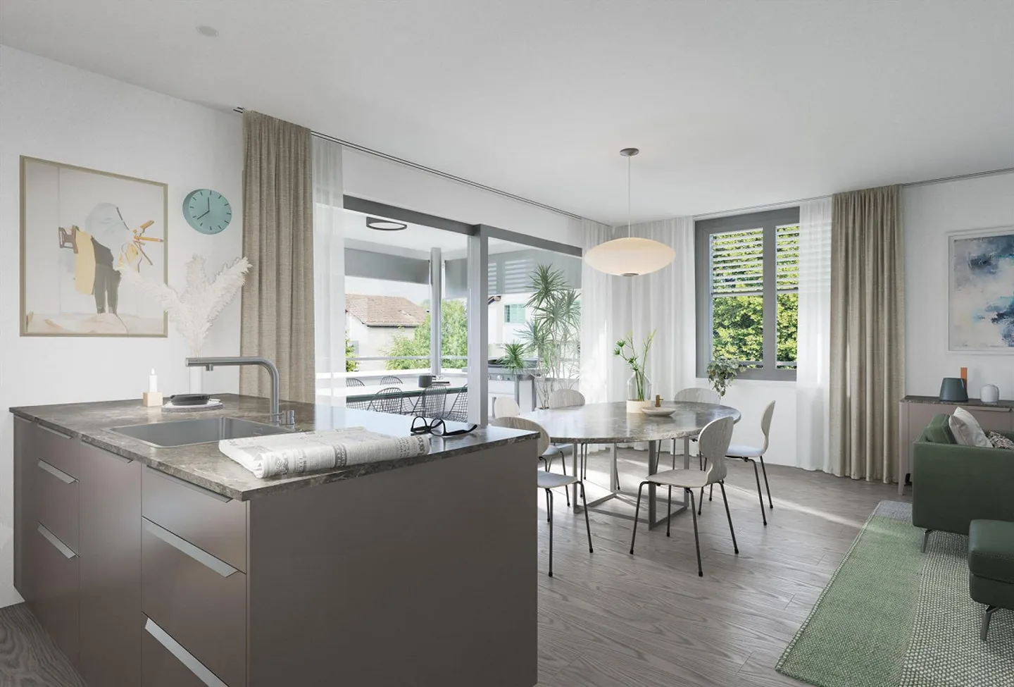 A Home with Style and a View - Attractive 4.5-Room Apartment ... - Photo 3 of 6