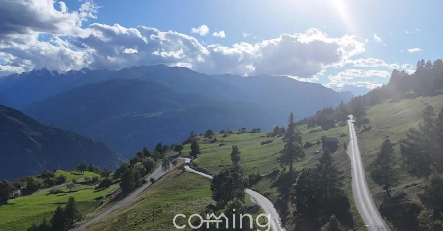 Building plot in Salwald, Mund - panoramic view of Glishorn and Rhonetal, primary residence possible - Photo 2 of 9