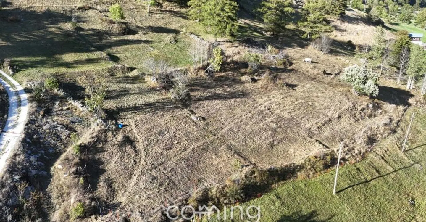 Building plot in Salwald, Mund - panoramic view of Glishorn and Rhonetal, primary residence possible - Photo 3 of 9