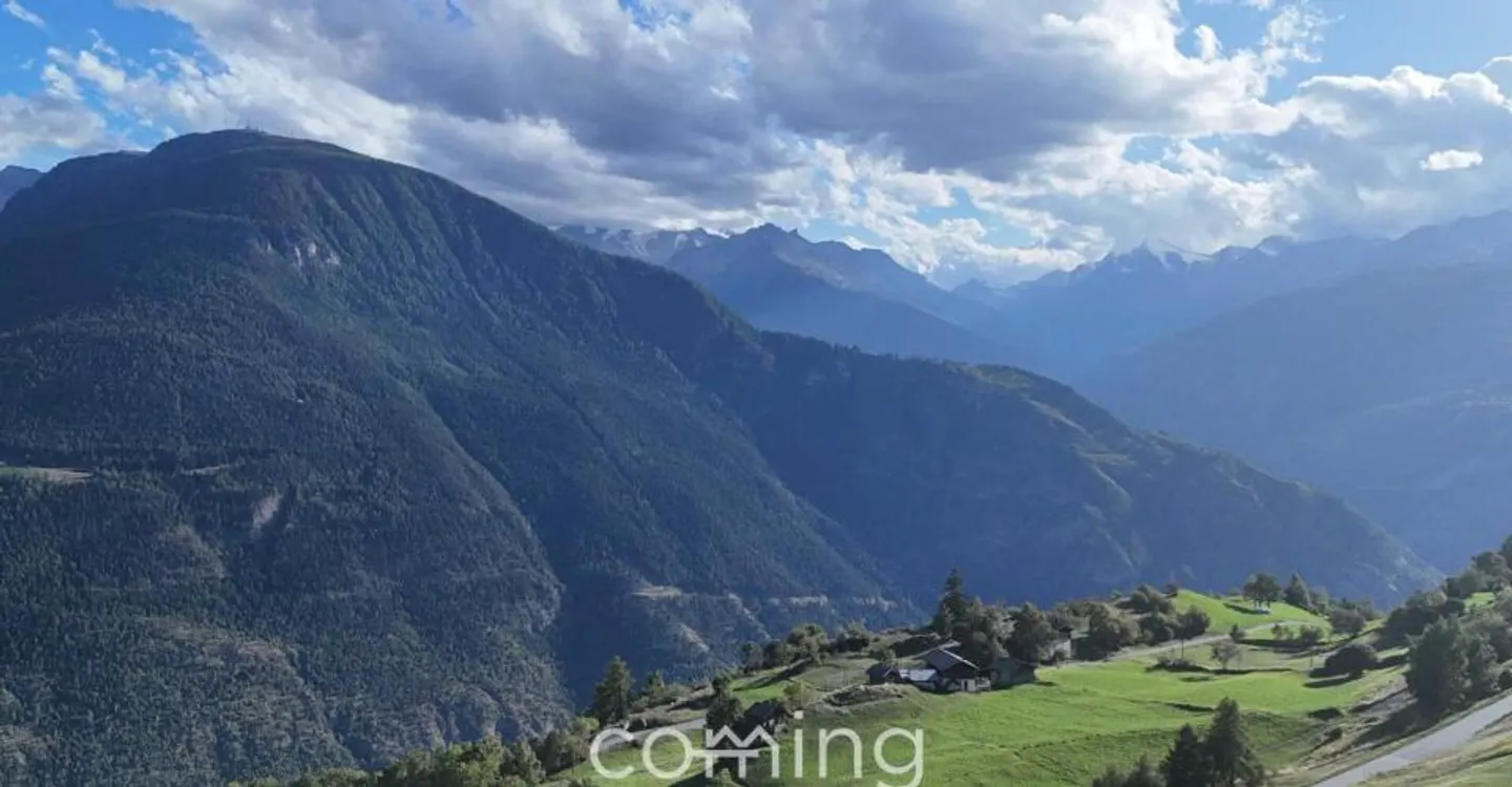 Building plot in Salwald, Mund - panoramic view of Glishorn and Rhonetal, primary residence possible - Photo 4 of 9