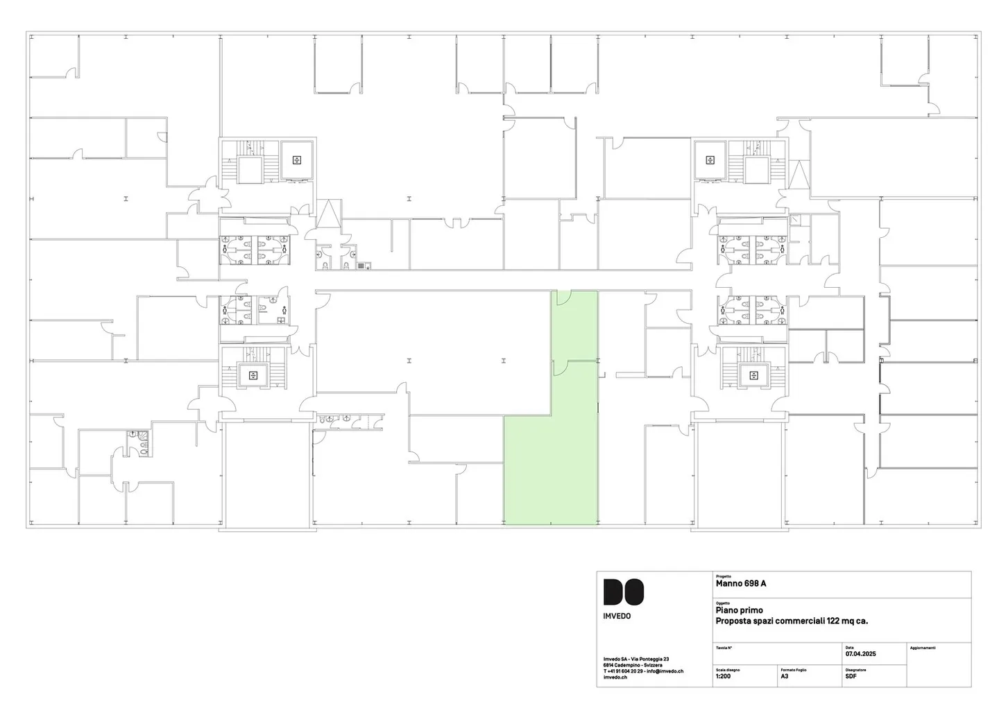 Büros in Manno - 122, 125 oder 160 m² - Foto 2 von 4
