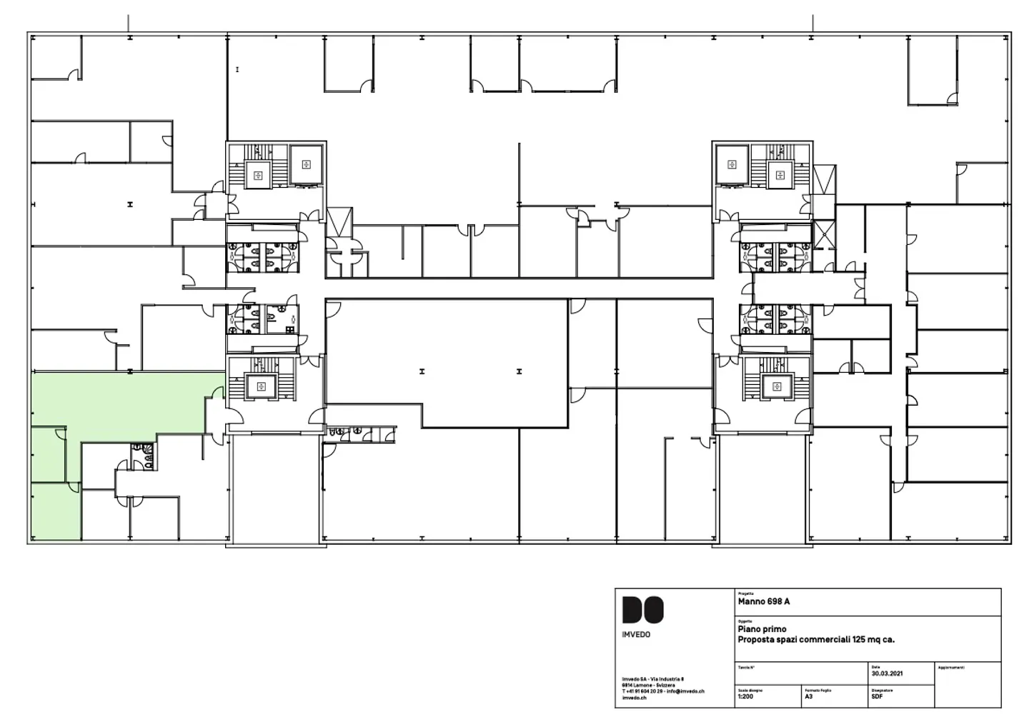 Büros in Manno - 122, 125 oder 160 m² - Foto 3 von 4