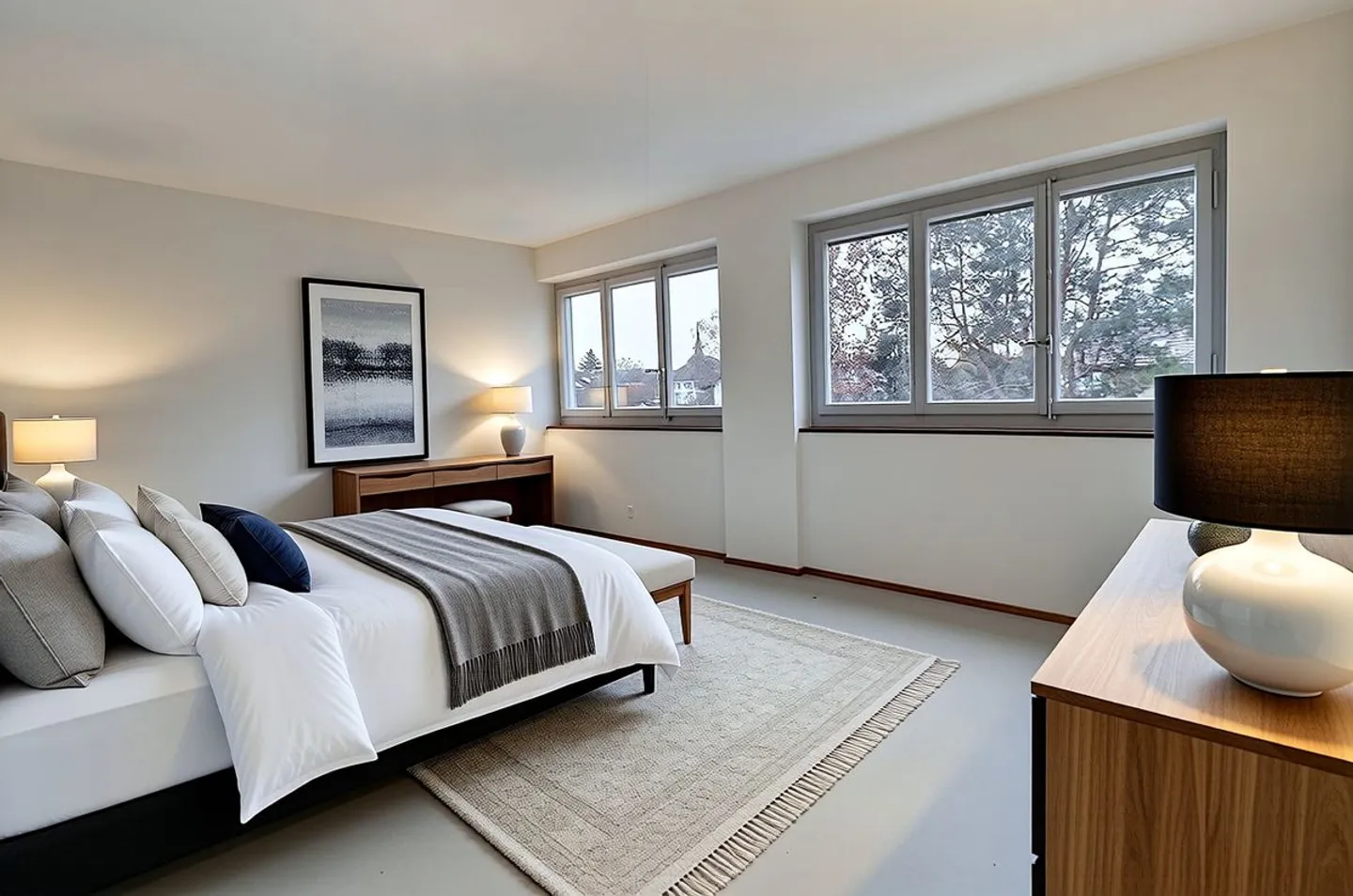 Rare and extraordinary architect villa in the style of Le Corbusier, completely renovated, large rooms, beautiful park - Photo 7 of 8