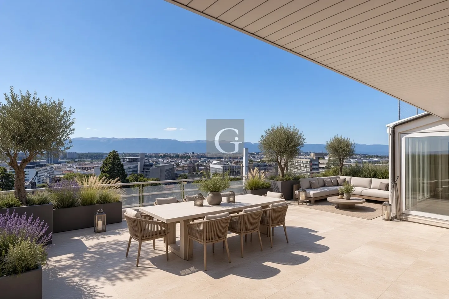 Penthouse with terraces in a luxury residence in Champel - Photo 1 of 10