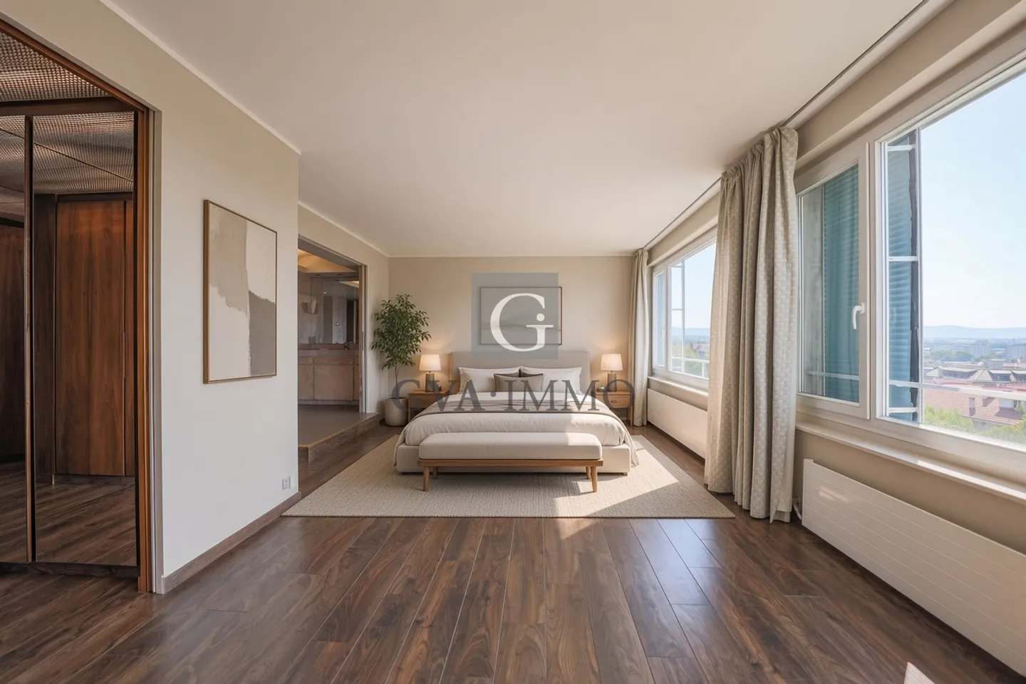 Penthouse with terraces in a luxury residence in Champel - Photo 6 of 10