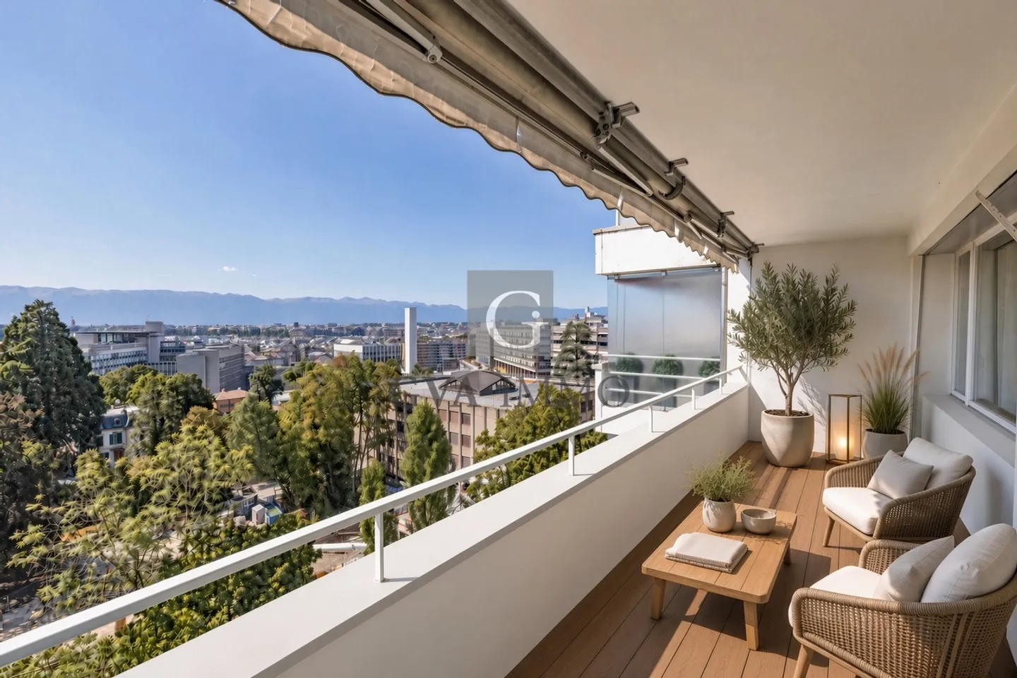 Penthouse with terraces in a luxury residence in Champel - Photo 8 of 10