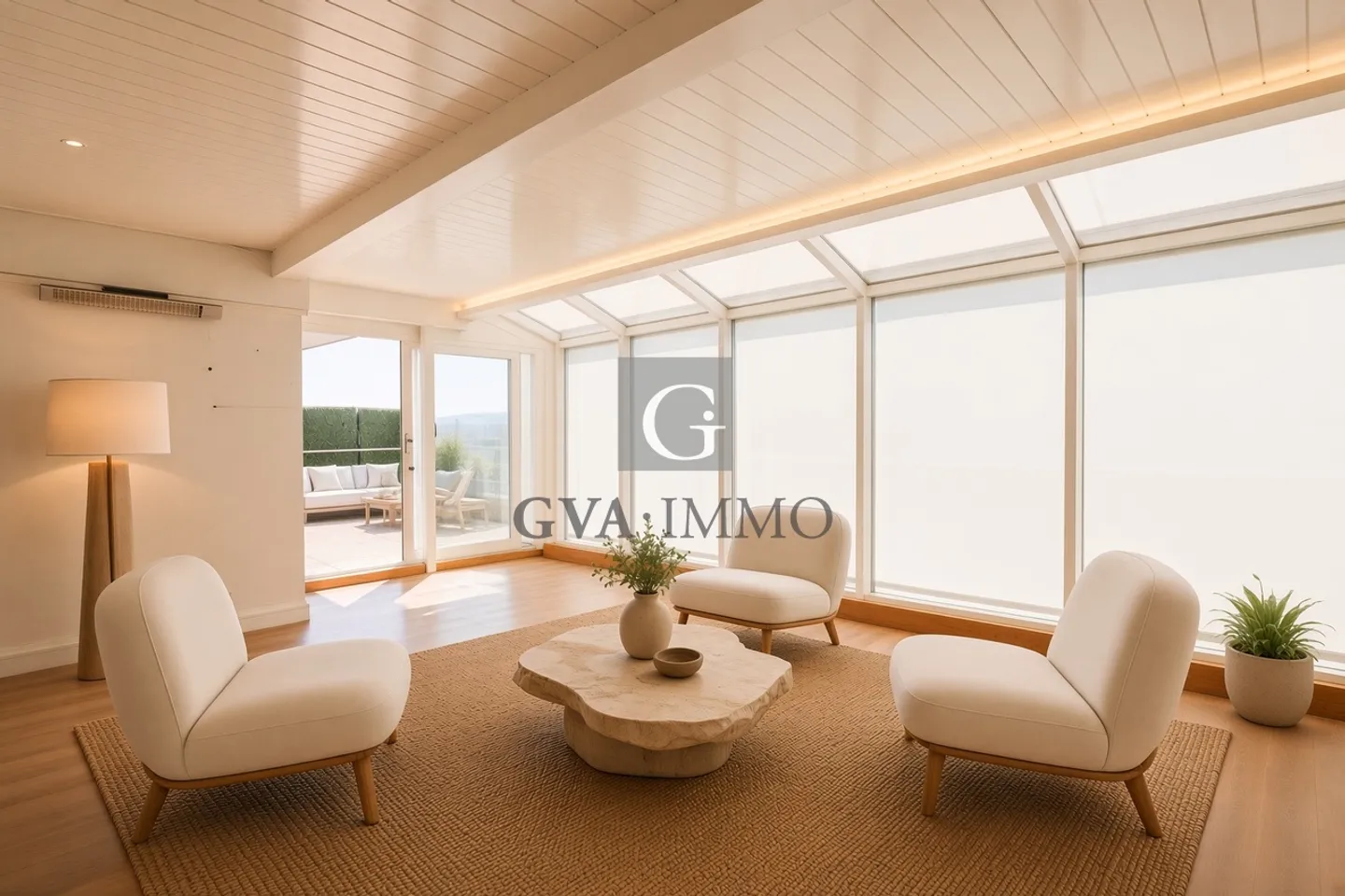 Penthouse with terraces in a luxury residence in Champel - Photo 7 of 10