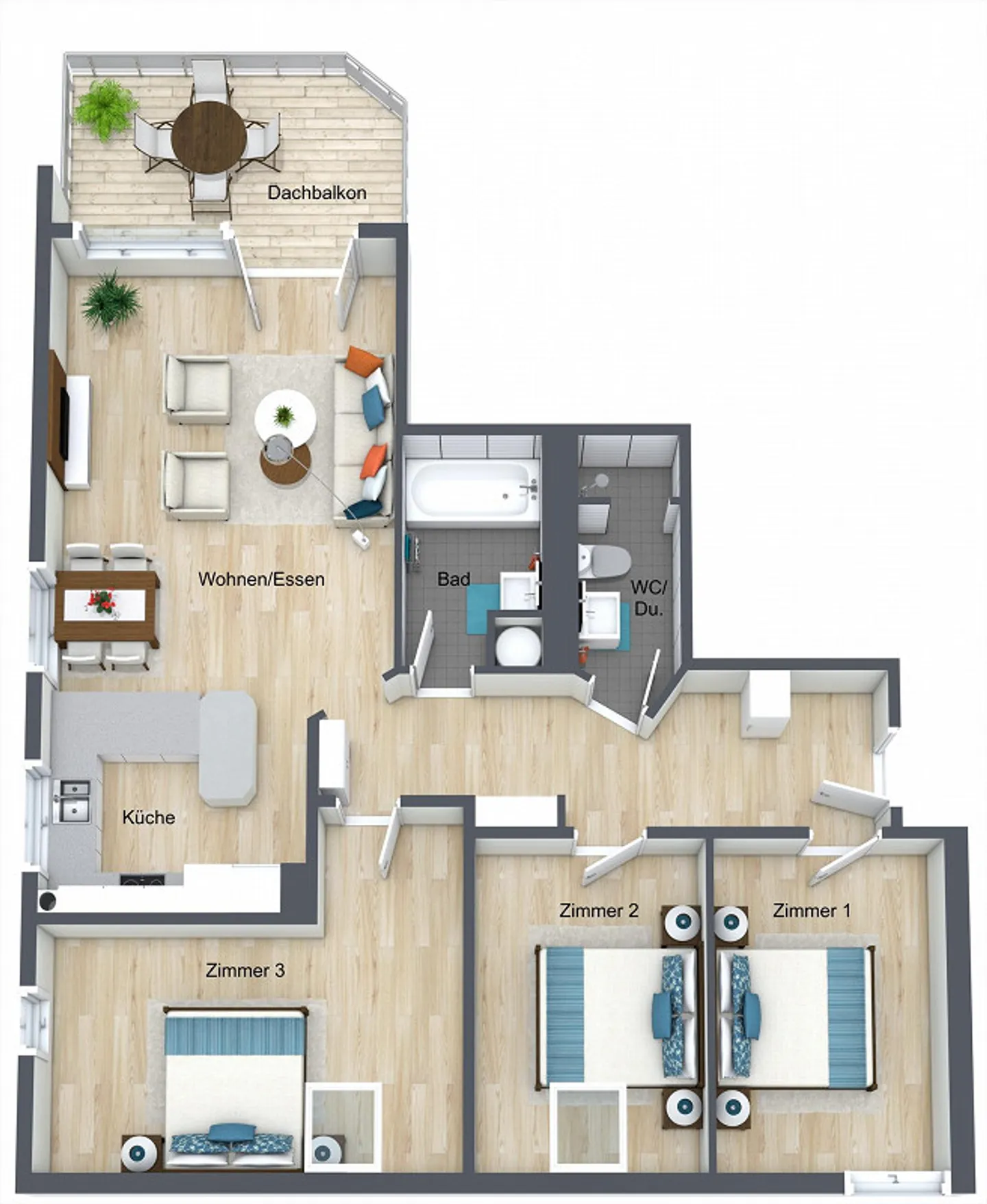 Charmante 4,5-Zimmer-Wohnung - Foto 12 von 12