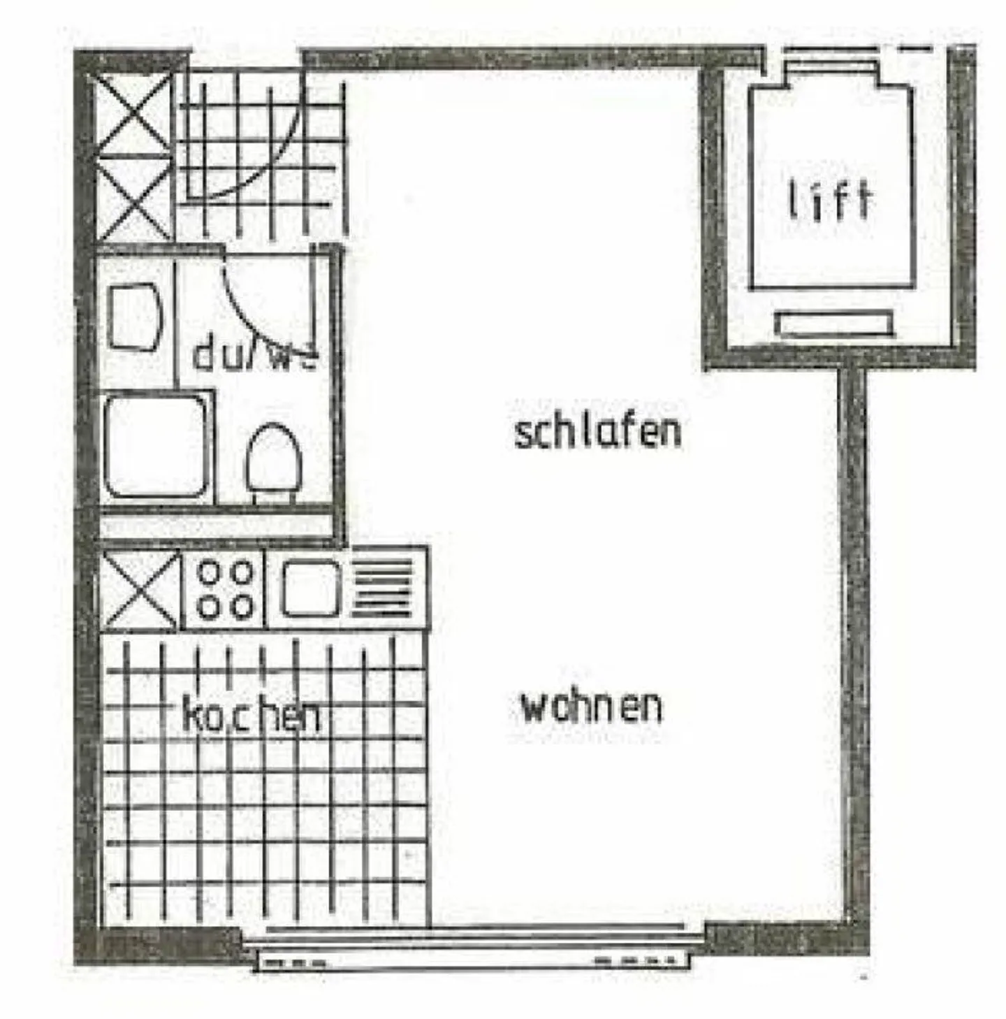 Modernes Apartment im Zentrum - Foto 3 von 8