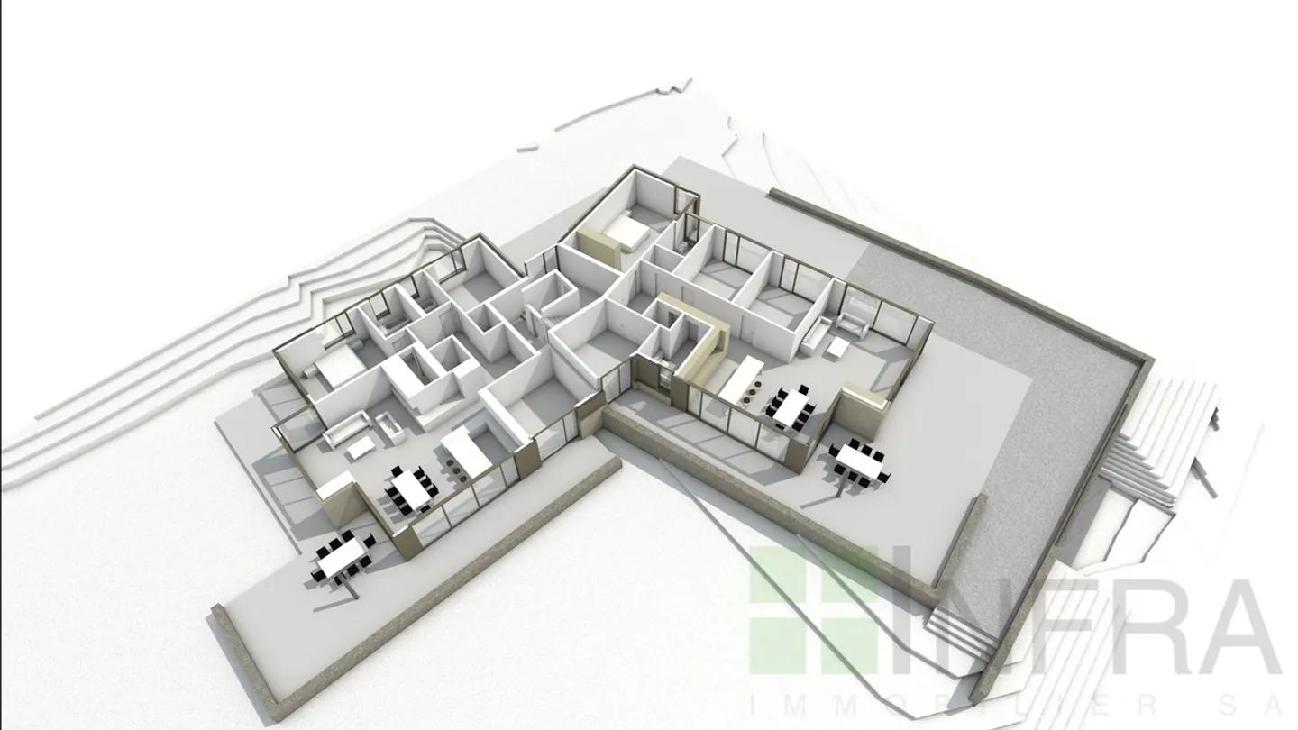 Außergewöhnliche Gartenwohnung von 170 m² in einer zeitgenössischen Residenz - Foto 12 von 19