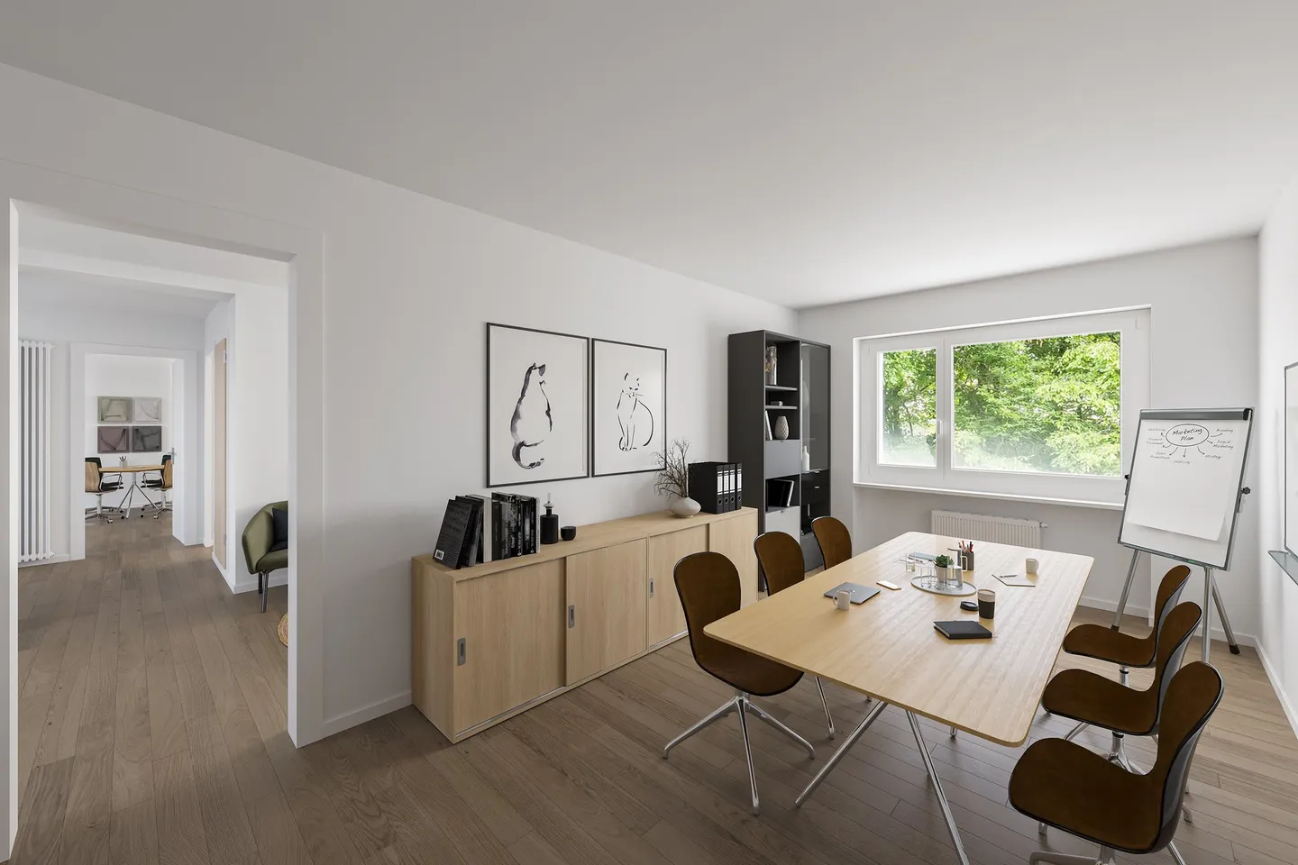 Flexibles Büro in Oberwil - Foto 1 von 8